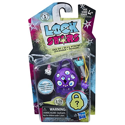 Lock Stars Basic Assortment Purple Monster mit Augen - Serie 1