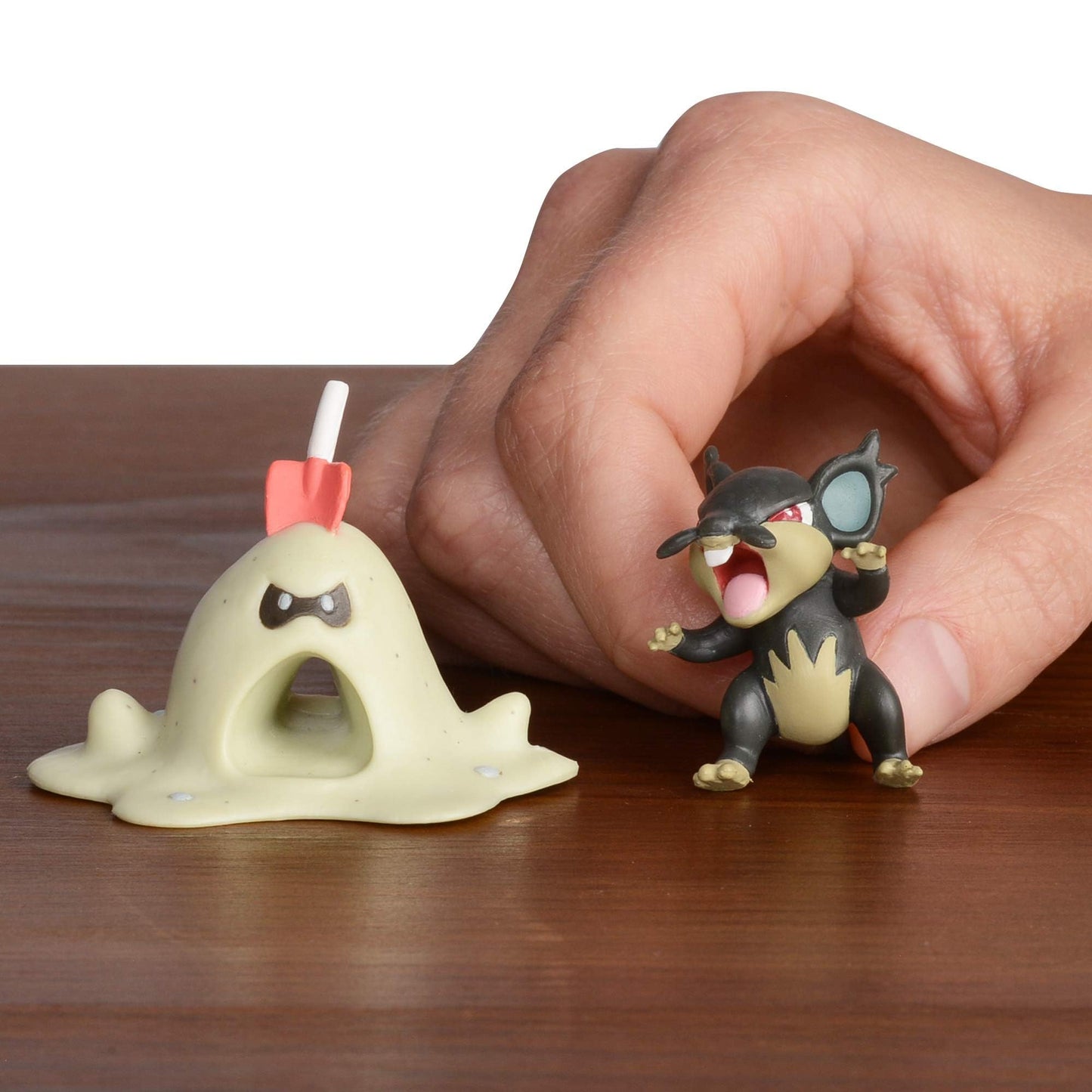 Pokémon Battle Action Figure 2' Alolan Rattata und Sandygast (Packung of 2)