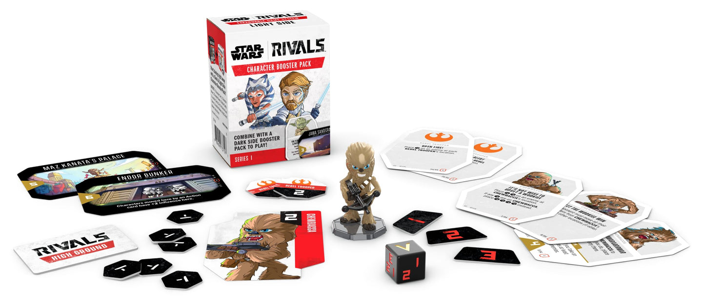 Funko Star Wars Rivalen Erweiterbares Spielsystem für 2 Spieler Light Side Character Packung - Serie 1
