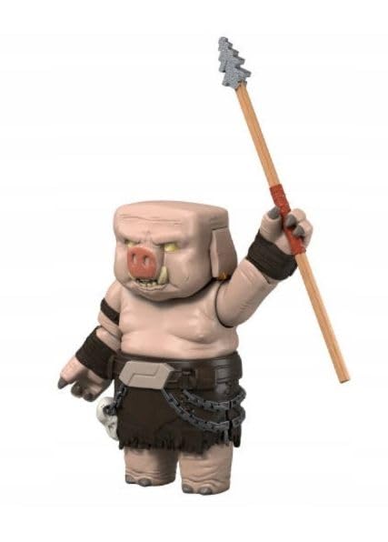 Mattel Minecraft Action Figure & Zubehör Set, Piglin Warrior Posable Charakter Sammlerstück Inspiriert von einem Minecraft-Film, 3,25 Zoll Maßstab