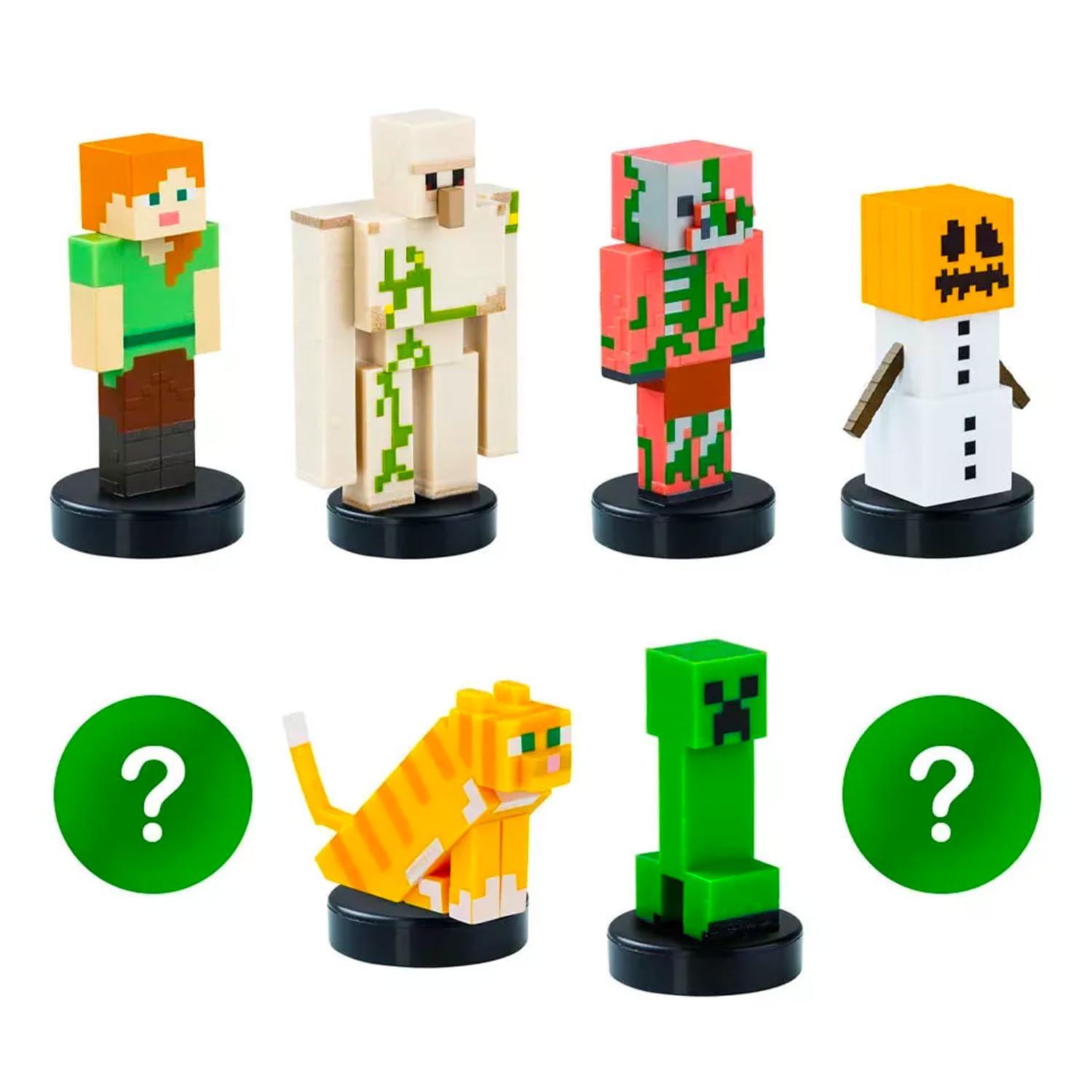 Minecraft Blind Box Set für Kinder - Set mit 3 Stamper Mini Figure Blind Boxen