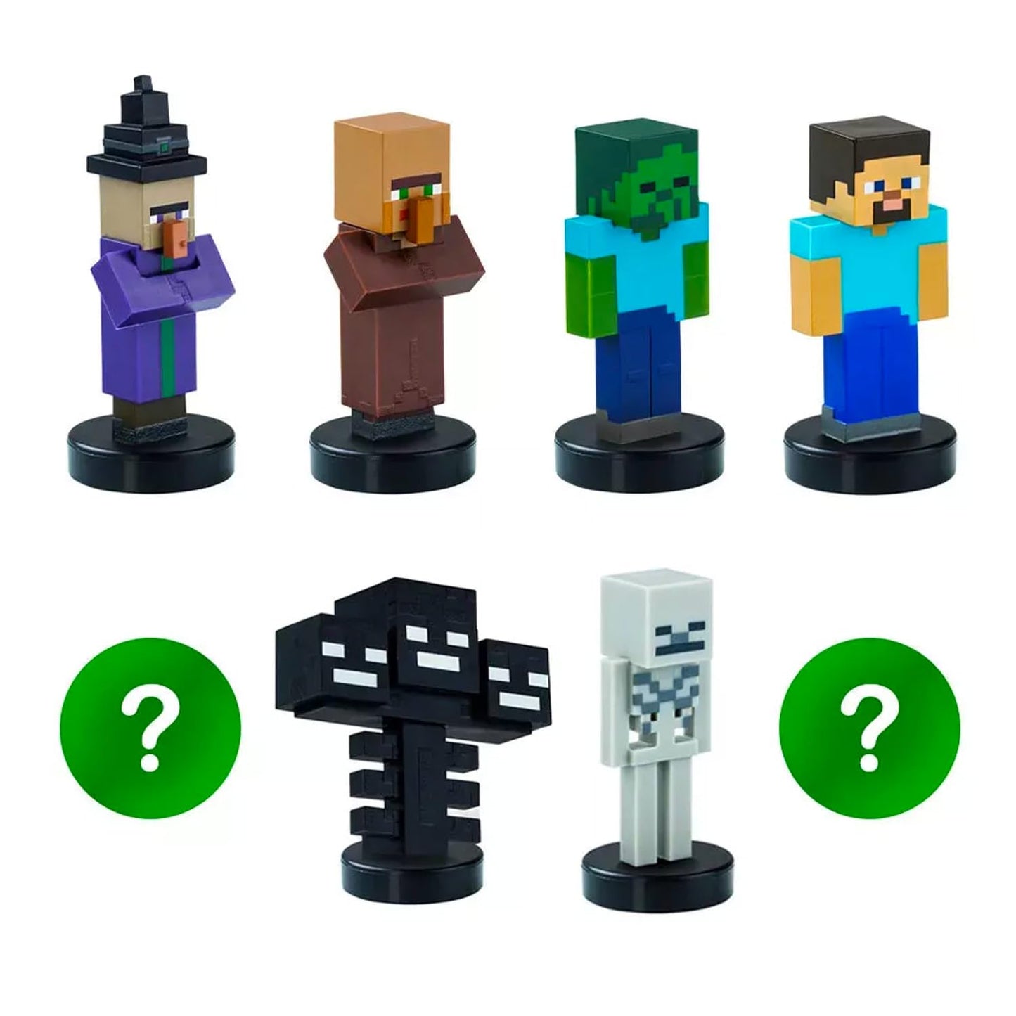Minecraft Blind Box Set für Kinder - Set mit 3 Stamper Mini Figure Blind Boxen