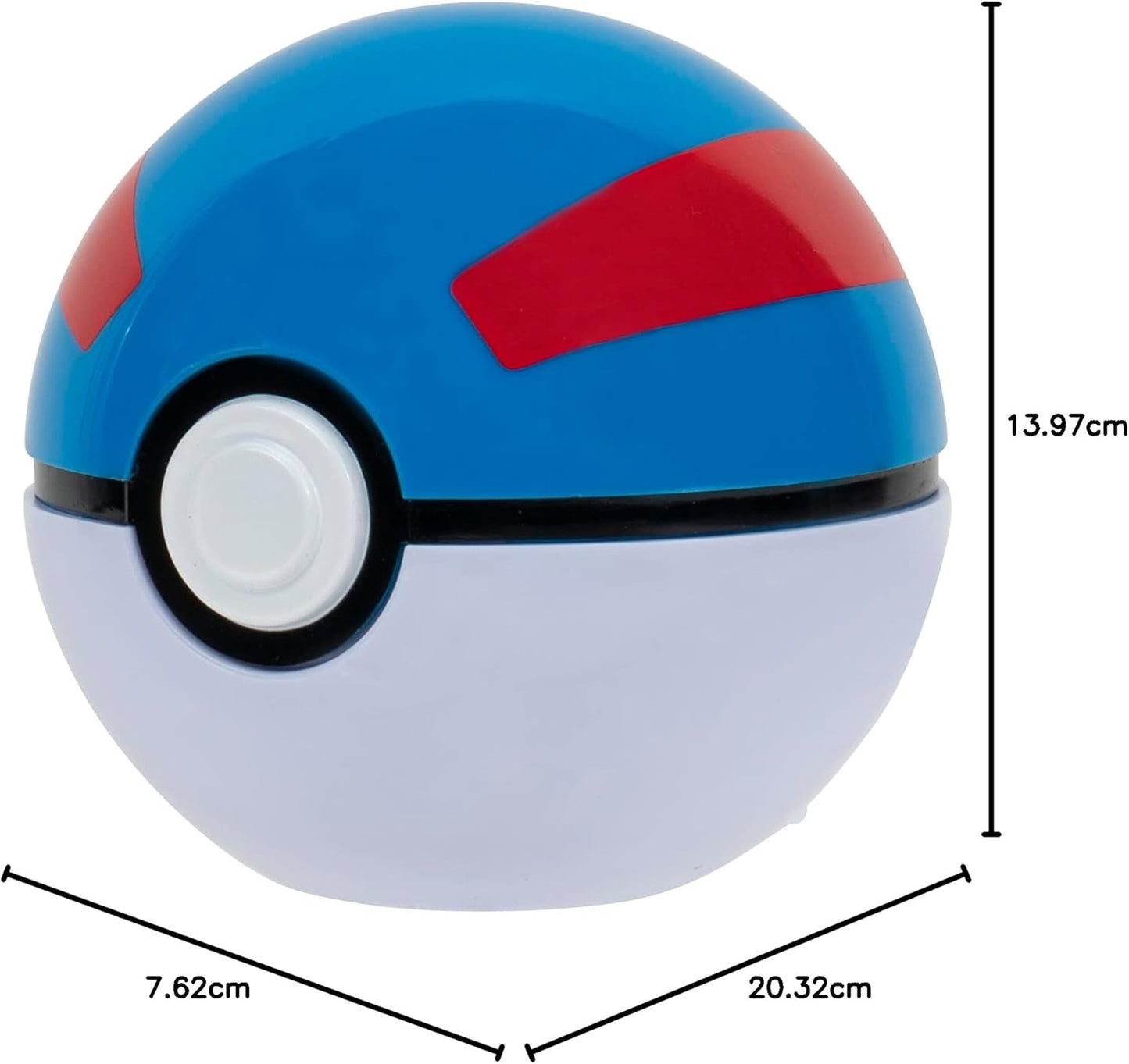 Pokémon Clip 'n'Go Poké Balls Alola Vulpix & Super Ball, Offizieller Pokéball