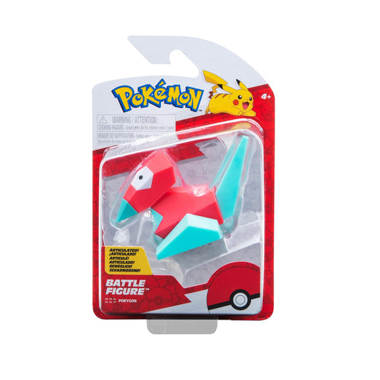 Pokémon PKW3004 Battle Figure - Porygon - Offizielle Battle Figur