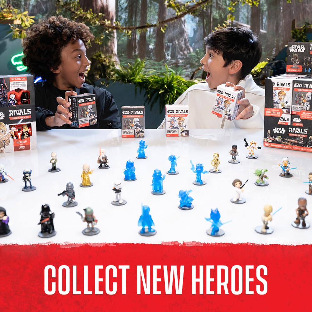 Funko Star Wars Rivalen Erweiterbares Spielsystem für 2 Spieler Light Side Character Packung - Serie 1
