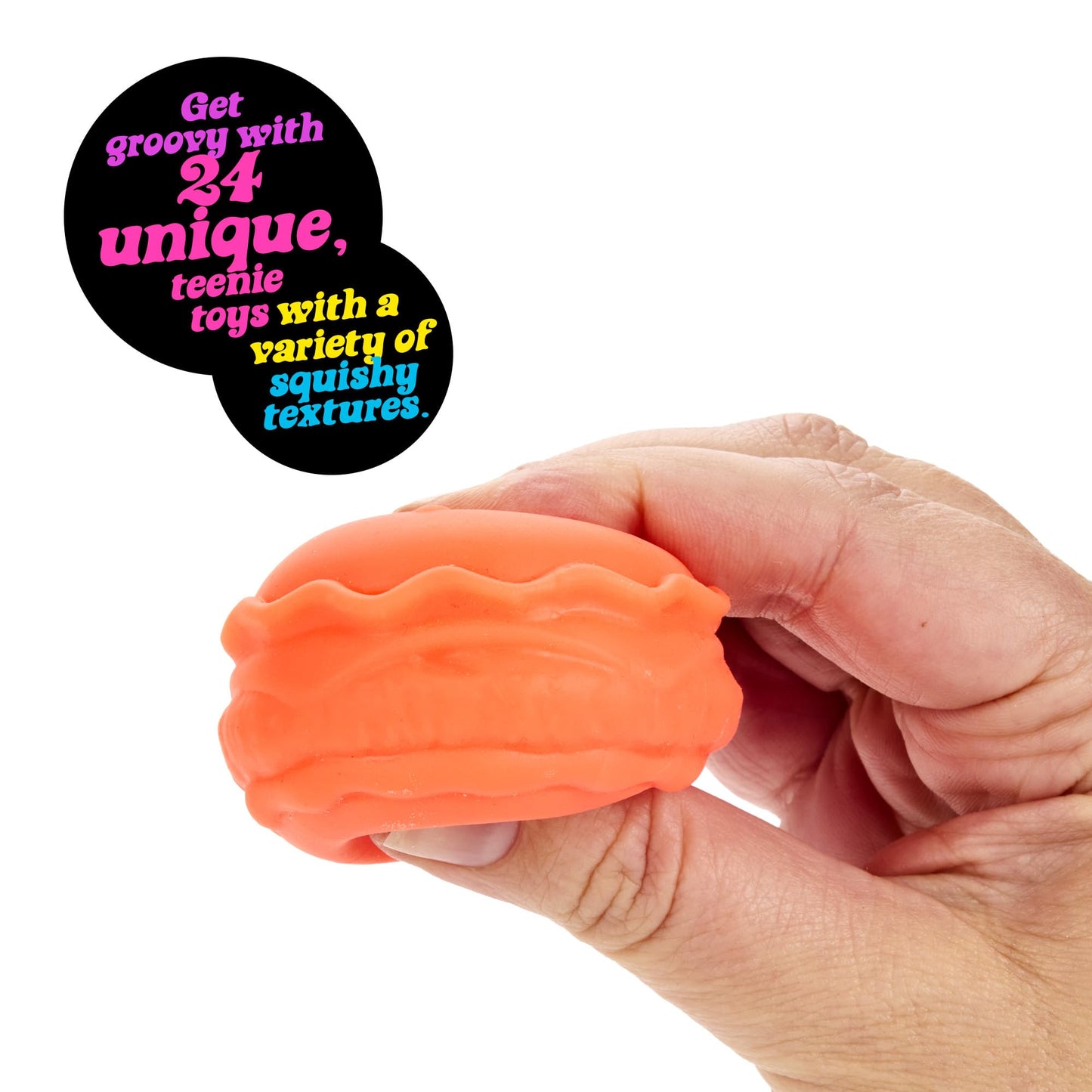 Schylling NeeDoh Squishmas Adventskalender - 24 Mini Squeeze Toys - Weihnachts Countdown - Alter 3+ (Paket von 1)