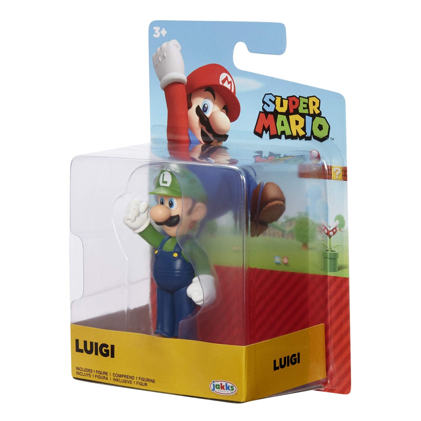 Super Mario Action Figure 2,5 Zoll Standing Luigi Sammlerspielzeug
