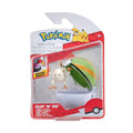 Clip 'n'Go Poké Balls - Menki & Nest Ball, Offizieller Pokéball mit 5 cm Figur