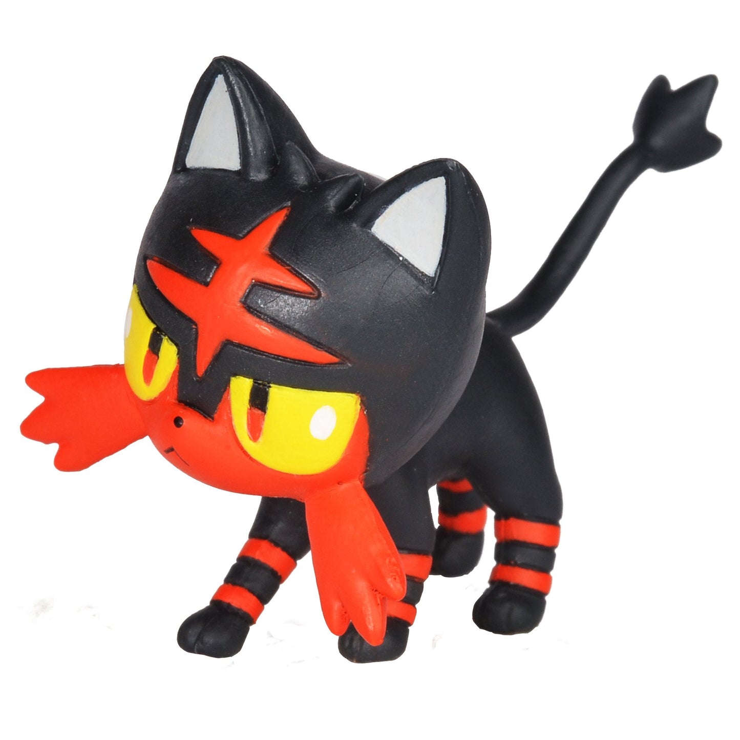 Pokémon 95002 2' Battle Action Figure enthält 2' Rowlet und 2' Litten (Paket von 2)