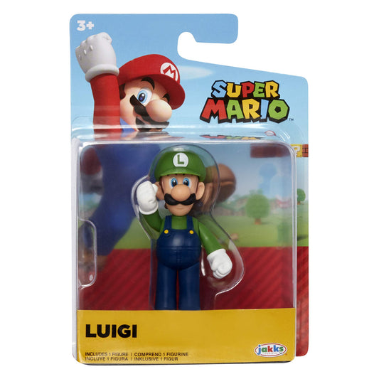Jakks Pacific World of Nintendo Wave 42 Luigi Mini Figuren