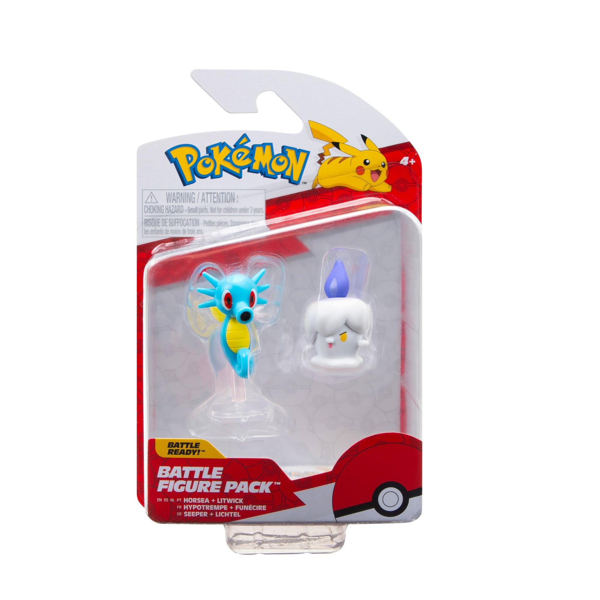 Pokémon Battle Figure 2 Packung (Litwick & Horsea) W15