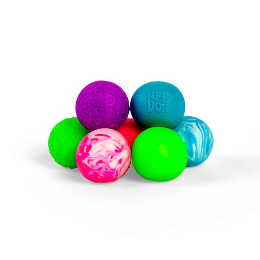 Schylling NeeDoh Teenie Single - Sensory Squeeze Toy - Mini Groovy Glob - 1,25' Wide - Farbe kann variieren (Paket von 1)