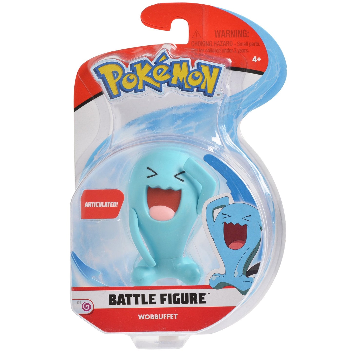 Pokemon Action Figure, 3' Zoll Wobbuffet