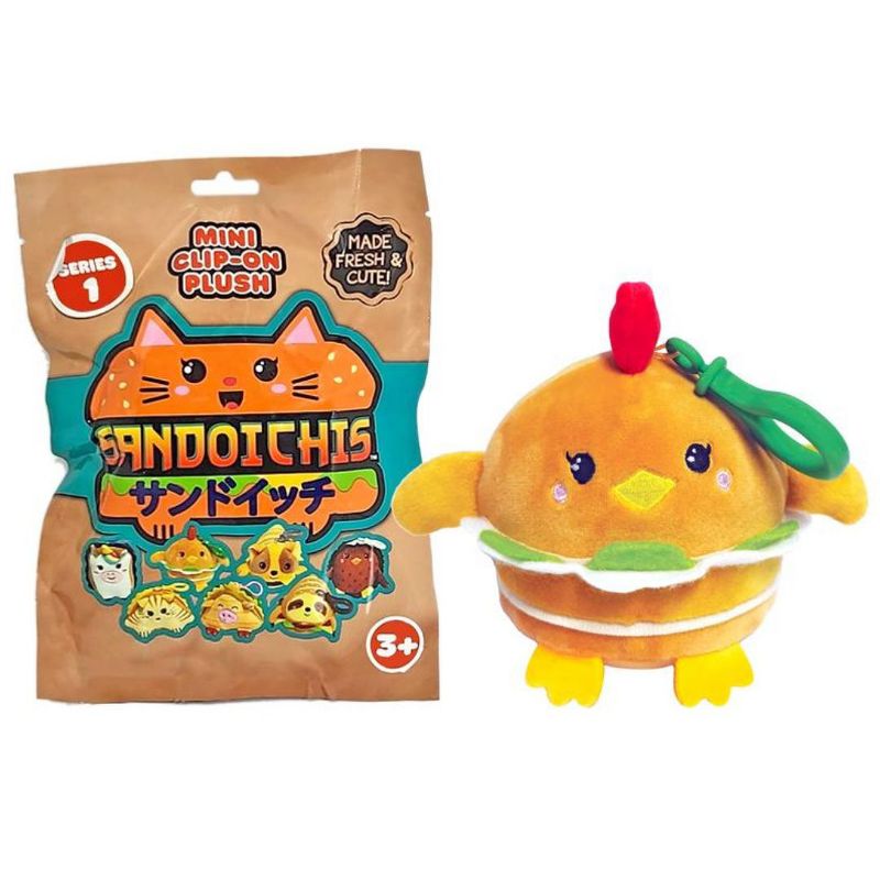 SandoichisTM Mini Clip-On Plüsch Mystery Bag Sortiment (1 Packung - Stile können variieren)