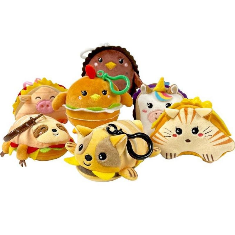 SandoichisTM Mini Clip-On Plüsch Mystery Bag Sortiment (1 Packung - Stile können variieren)