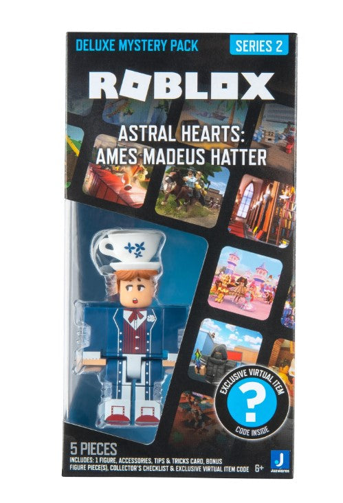 Roblox Series 2 Astral Hearts: Ames Madeus Hatter Deluxe Mystery Packung