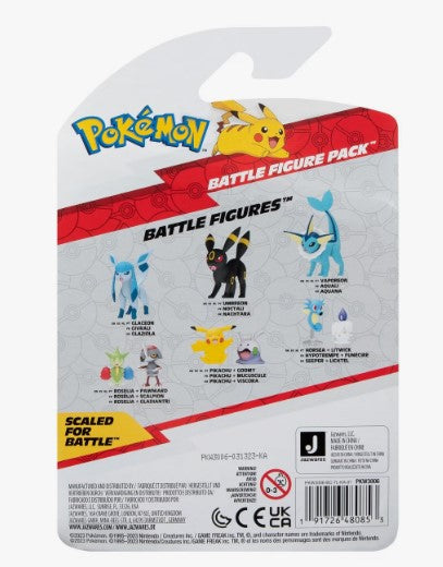 Pokemon Battle Figure 2 Packung - MERKMALE 2 Zoll Pawniard & Roselia