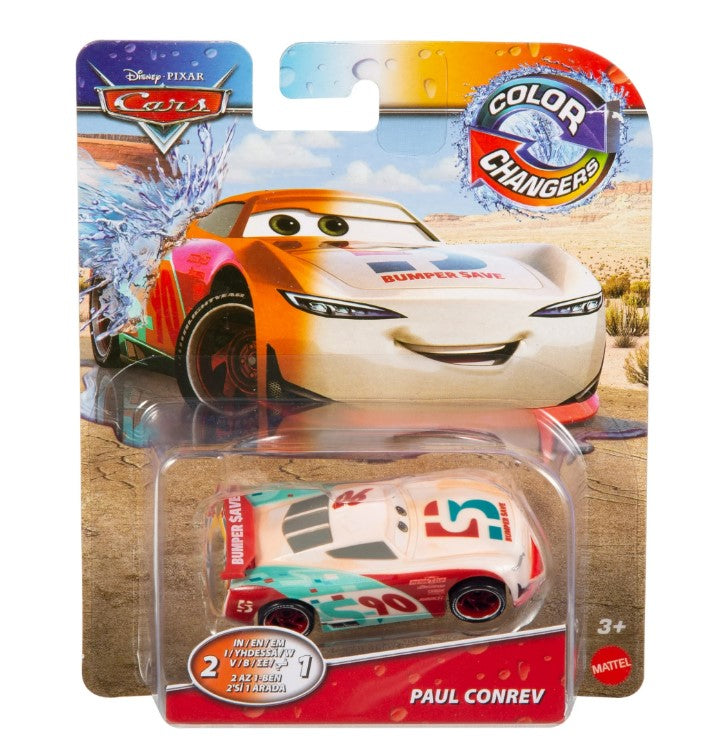 Disney und Pixar Cars Color Changers Kollektion, Spielzeugautos ändern ihre Farbe mit Wasser
