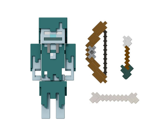 Minecraft Stray Action Figure & Zubehör Set, 3,25 Zoll Sammelspielzeug
