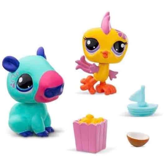 Kleinste Pet Shop Minis 2er-Packung S2 Capibara und Yellow Bird 00585