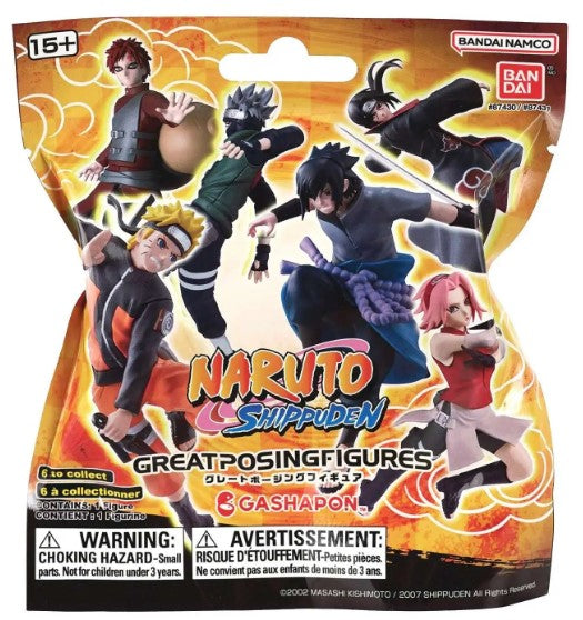 Naruto Shippuden Gashapon Große posierende Figuren Blind Packung