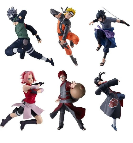 Naruto Shippuden Gashapon Große posierende Figuren Blind Packung
