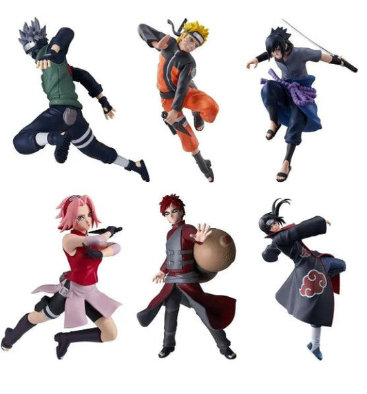 Naruto Shippuden Gashapon Große posierende Figuren Blind Packung