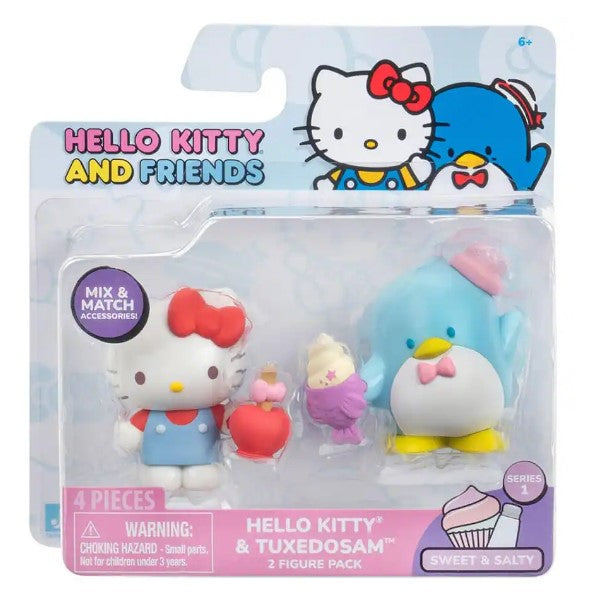 Sanrio Sweet & Salty Hello Kitty & Tuxedosam Mini Figure 2-Packs